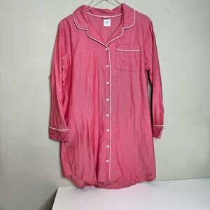 Lands End Red Nightgown XLP